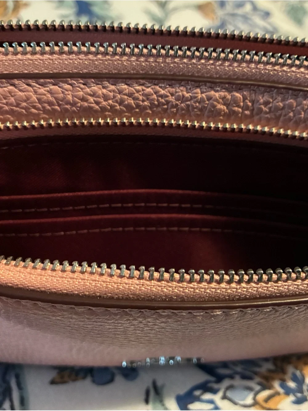 Coach wristlet blush